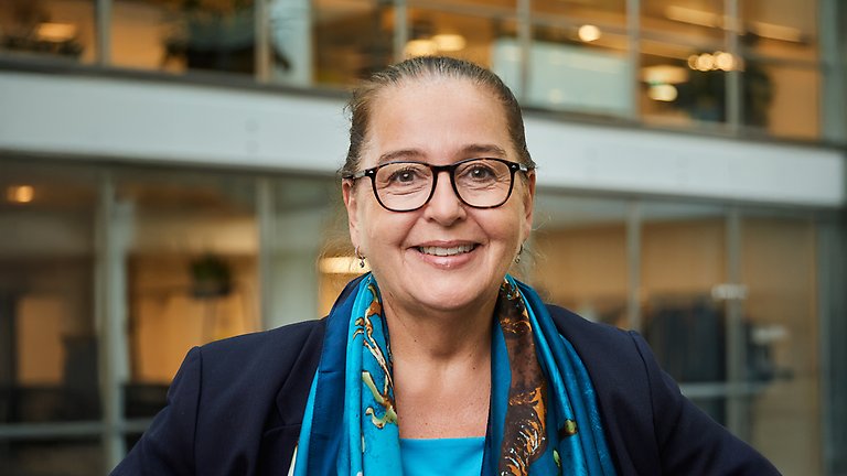 Christina Gellerbrant Hagberg, porträtt.